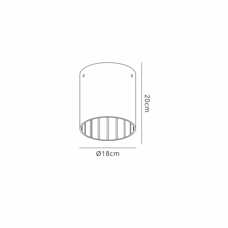 Load image into Gallery viewer, C-Lighting Bridge Ribbed Round Ceiling Flush, 1 Light Flush Fitting E27, Dark Grey/Frosted Wide Line Glass -
