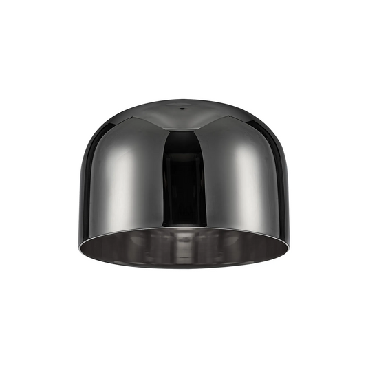 C-Lighting Budapest 300mm x 200mm Chrome Plated Cloche Glass Shade  -