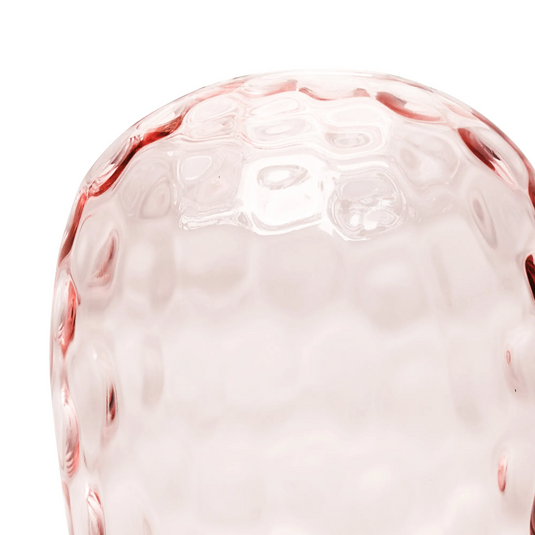 C-Lighting Budapest 150mm x 185mm Pink Ripple Wine Glass Shade  -