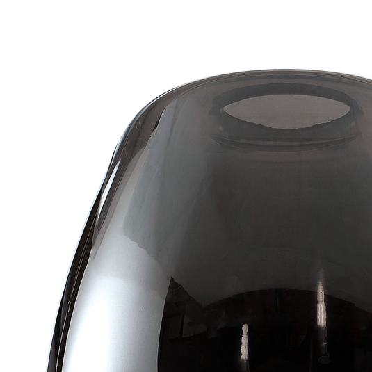 C-Lighting Budapest 160mm x 140mm Chrome Plated Jar Glass Shade  - 60268