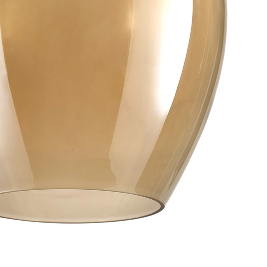 C-Lighting Budapest 250mm x 270mm Amber Plated Wine Glass  Shade - 60703