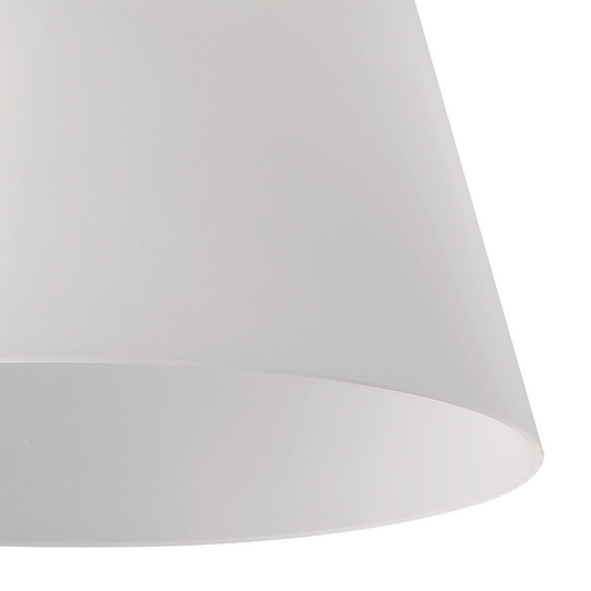 C-Lighting Hektor 23cm x 18cm Frosted White Glass Shade  - 59690