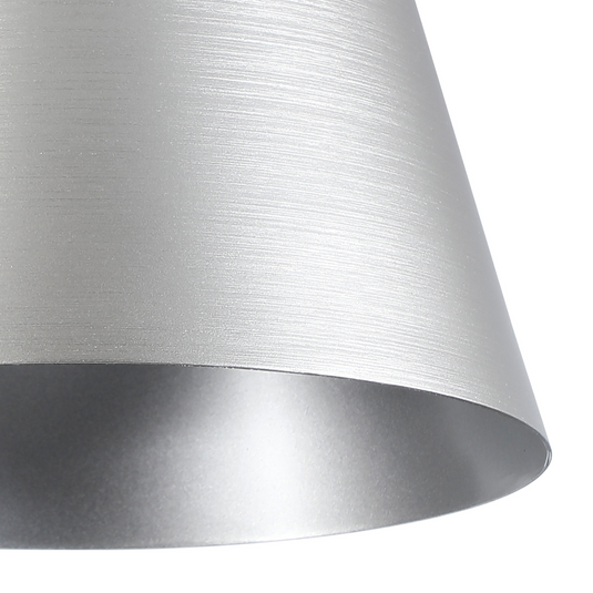 C-Lighting Hektor 23cm x 18cm Light Grey/Silver Metal Metal Shade  - 59694