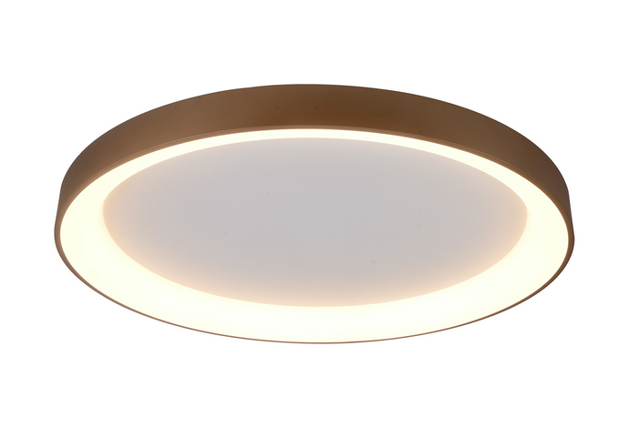 Mantra M8641 Niseko II Ring Ceiling 90cm 78W LED, 2700K-5000K Tuneable, 6200lm, Remote Control, Gold -