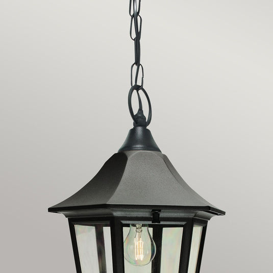 Elstead Lighting VG8-BLACK Valencia 1 Light Chain Lantern Black - 41985