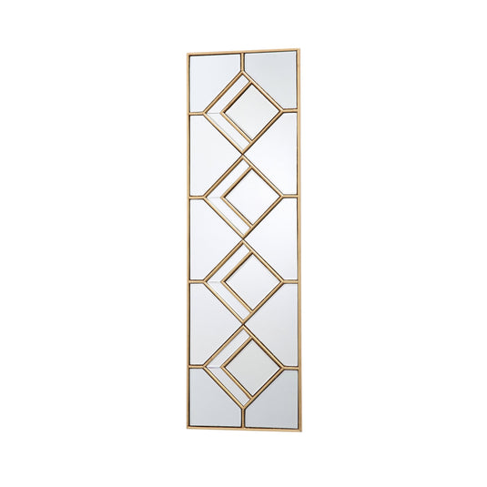 Dar Lighting 002KIP9830 Kipton Rectangle Decorative Mirror with Gold Foil Detail - 25018