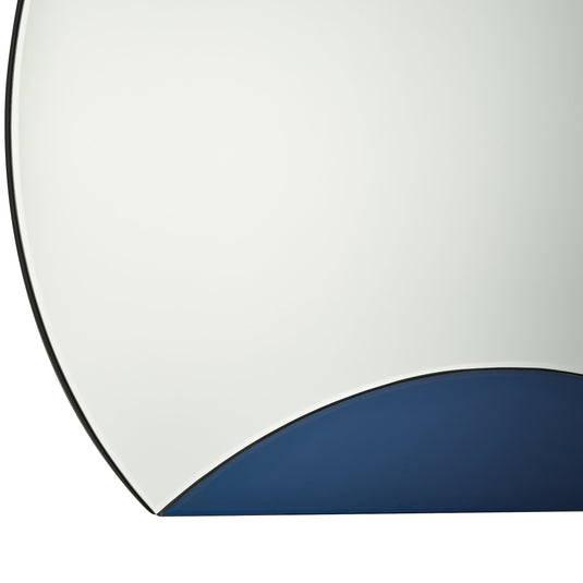 Dar Lighting 002RIS60B Rise Mirror With Blue Panel Detail - 37093