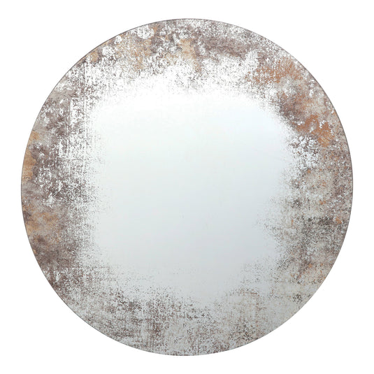 Dar Lighting 002VIX80 Vixen Round Mirror With Foxed Detail - 37100