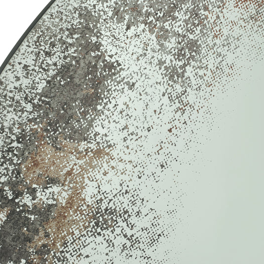 Dar Lighting 002VIX80 Vixen Round Mirror With Foxed Detail - 37100