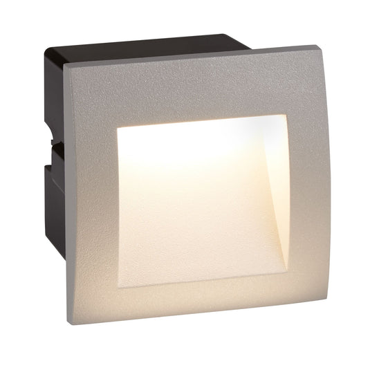 Searchlight 0661GY Ankle LED Indoor/Outdoor Recessed Square, Grey - 30817