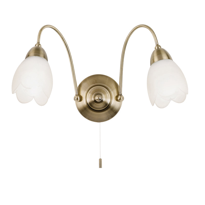 Load image into Gallery viewer, Endon Lighting 124-2 Petal 2lt Wall - 34483
