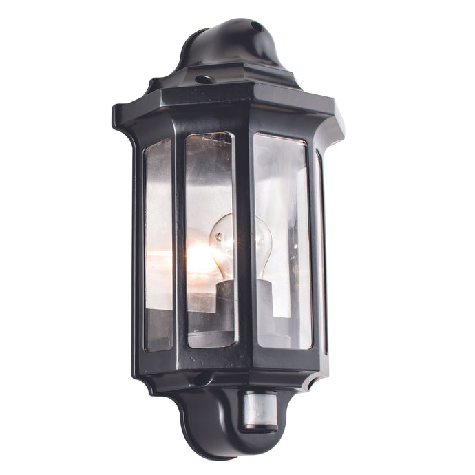 Saxby Lighting 1818PIR Traditional PIR half lantern IP44 60W - 31766