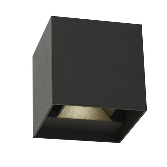 Searchlight 4632BK Outdoor LED Wall Light With Adjustable Shutters - Black - 31200