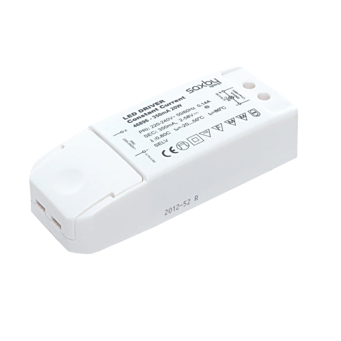 Saxby Lighting 46896 LED driver constant current 20W 350mA - 31798