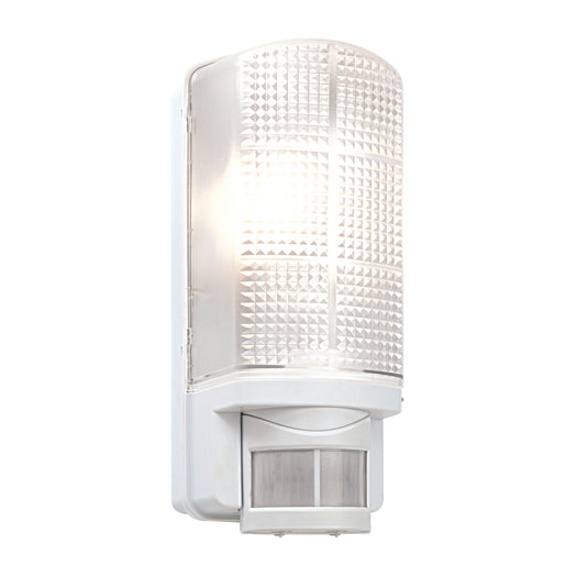 Saxby Lighting 48740 Motion PIR 1lt wall IP44 60W - 31801