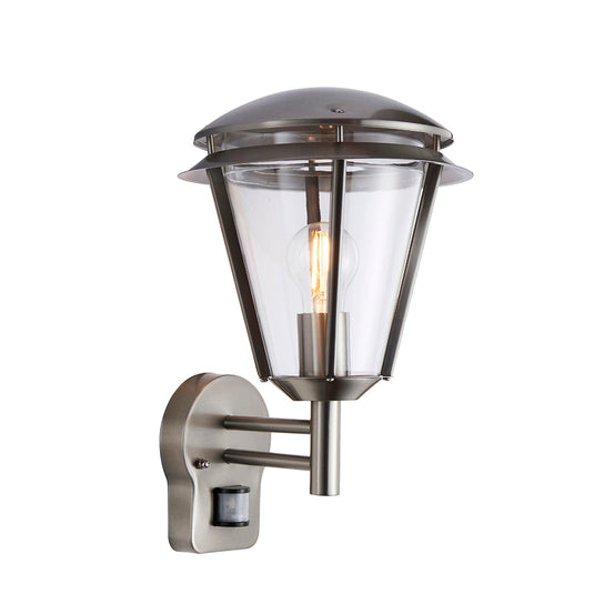 Saxby Lighting 49945 Inova PIR 1lt wall IP44 60W - 31807