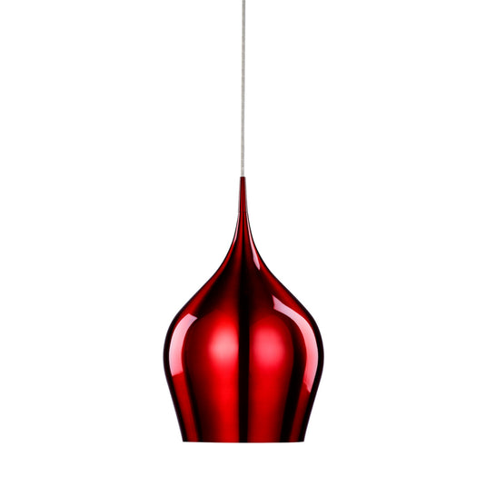 Searchlight 6461-26RE Vibrant 1Lt Red Pendant - Dia 26Cm - 20361