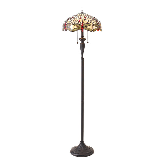 Interiors 1900 70940 Dragonfly Beige Floor Lamp