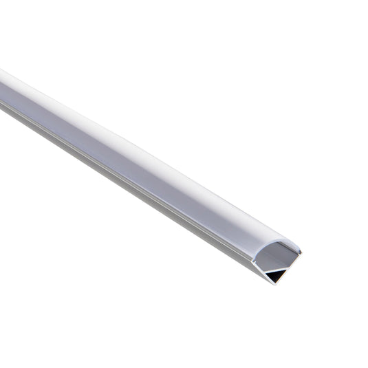 Saxby Lighting 80501 Rigel Corner 2m Aluminium Profile/Extrusion Sliver - 32274