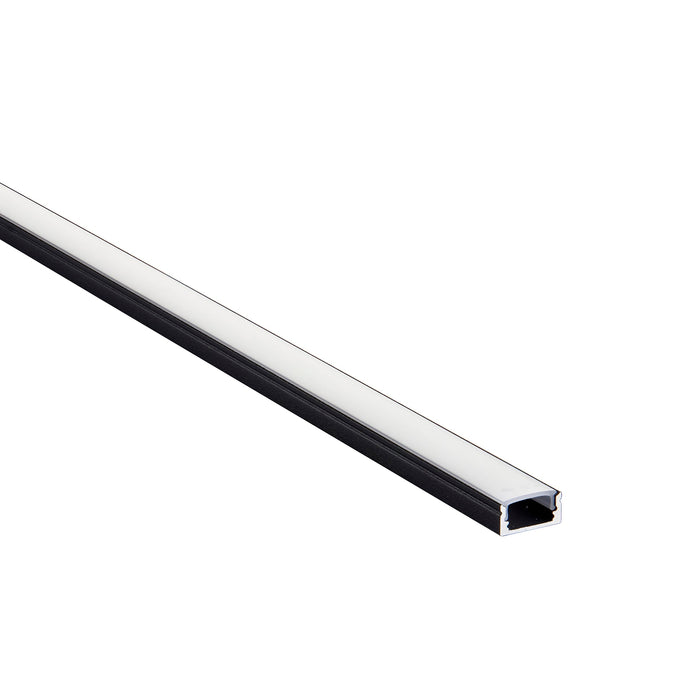 Saxby Lighting 94946 RigelSLIM Surface 2m Aluminium Profile/Extrusion Black - 32450