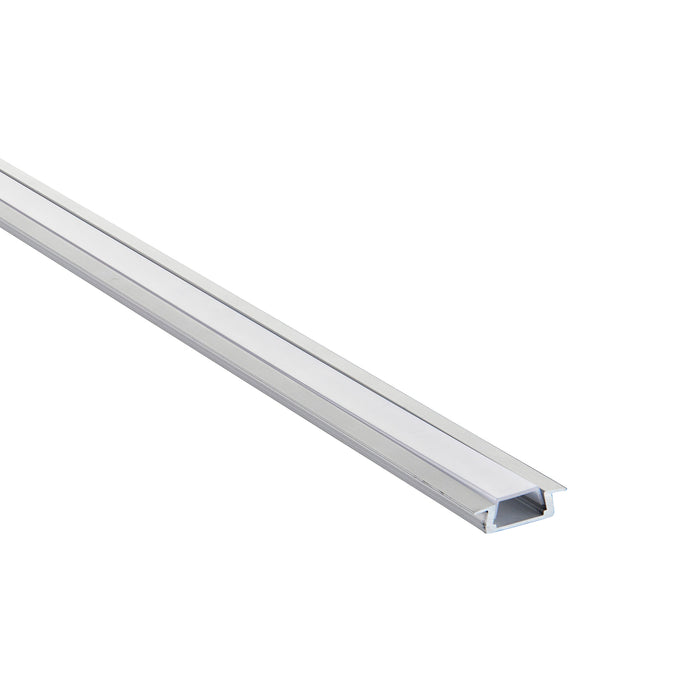 Saxby Lighting 94947 RigelSLIM Recessed 2m Aluminium Profile/Extrusion Silver - 32451