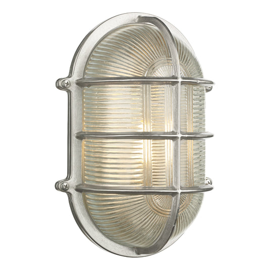 David Hunt Lighting ADM2138 Admiral Large Oval Wall Bulkhead Nickel IP64
