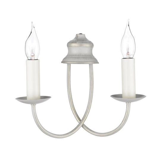 David Hunt Lighting BE29 Bermuda Double Wall Bracket Cream Gold (Shades Sold Separately)