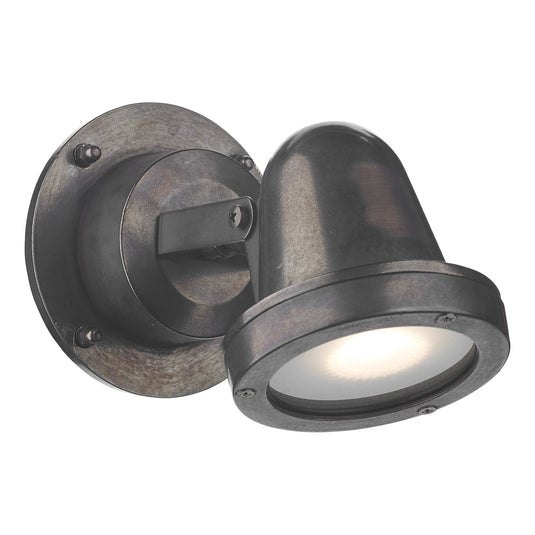 David Hunt Lighting COV0737 Cove Spotlight Wall Oxidised IP44