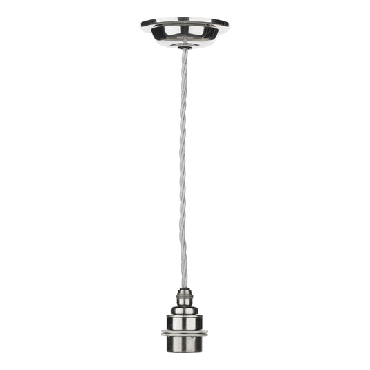 David Hunt Lighting DUX6550 Duxford 1 Light Suspension Nickel Chrome