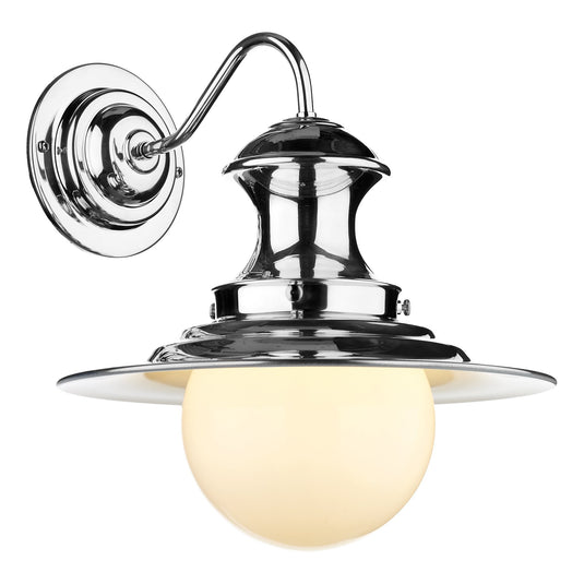 David Hunt Lighting EP0750 STATION Single wall light Chrome DHL