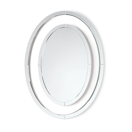 Laura Ashley LA3715727-Q Evie Large Oval Mirror