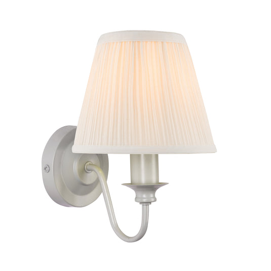 Laura Ashley LA3724953-Q Ellis Wall Light Grey with Shade