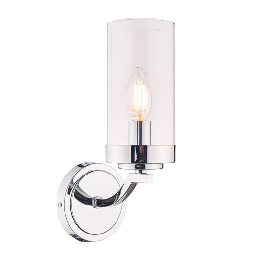 Laura Ashley LA3732598-Q Joseph Polished Chrome 1 Light Wall Light