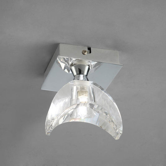Mantra M1457 Eclipse Ceiling 1 Light G9, Polished Chrome