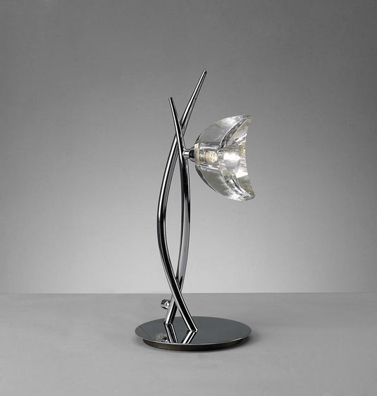 Mantra M1459 Eclipse Tall Table Lamp 1 Light G9, Polished Chrome