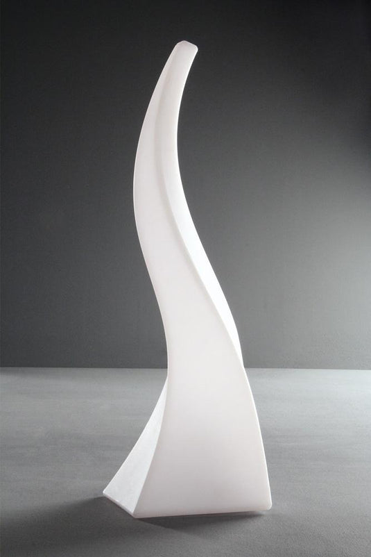 Mantra M1326 Flame Table Lamp 1 Light E27 Large Outdoor IP65 , Opal White