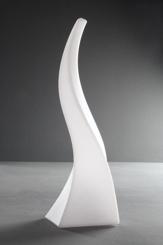 Mantra M1327 Flame Table Lamp 1 Light E27 Large Indoor, Opal White