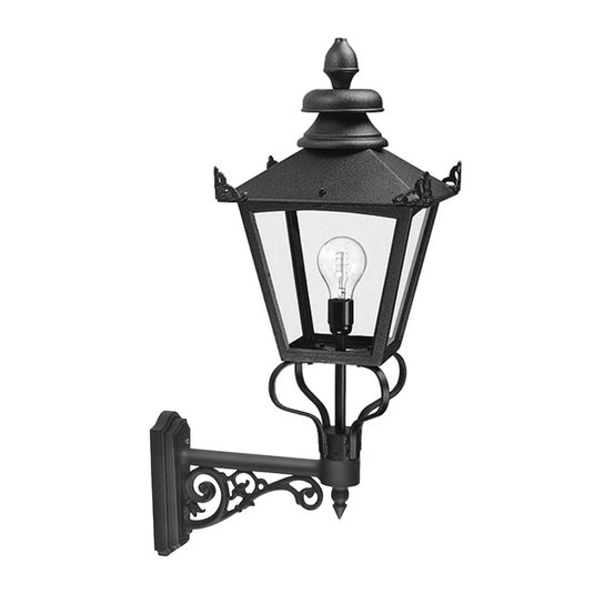 Elstead Lighting GB1-BLACK Grampian 1 Light Wall Lantern