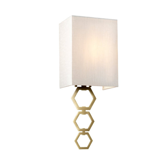 Elstead Lighting RIA-SMALL-AB Ria Small 1 Light Wall Light - Aged Brass