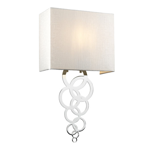 Elstead Lighting  ROSA-MEDIUM-PC Rosa Medium 1 Light Wall Light - Polished Chrome