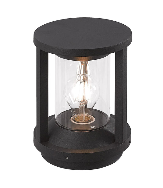 C-Lighting Smith Pillar Lamp, 1 x E27, IP65, Anthracite, 2yrs Warranty - 28667