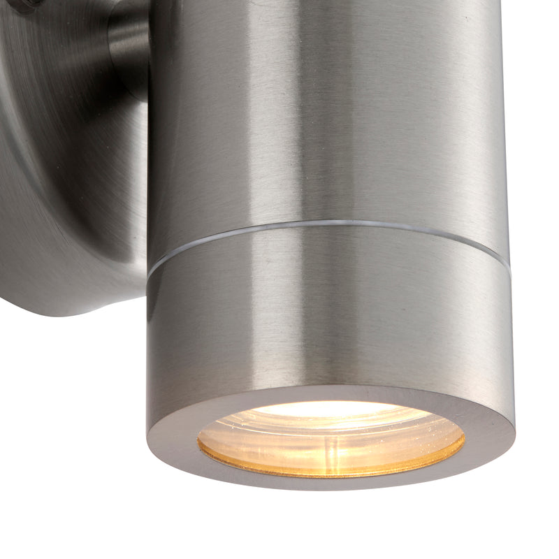 Load image into Gallery viewer, Saxby Lighting 101349 Palin 1lt Wall Marine Grade IP65 - Stainless Steel -
