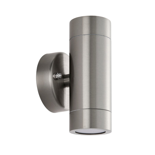 Saxby Lighting 101350 Palin 2lt Wall Marine Grade IP65 - Stainless Steel -