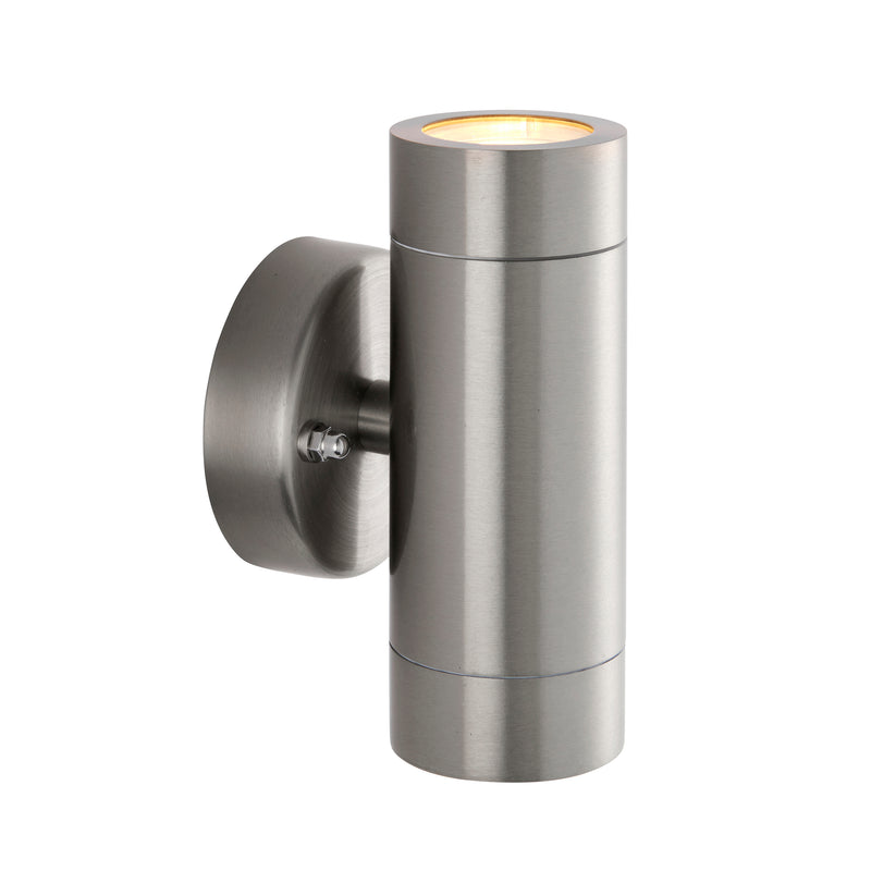 Load image into Gallery viewer, Saxby Lighting 101350 Palin 2lt Wall Marine Grade IP65 - Stainless Steel -
