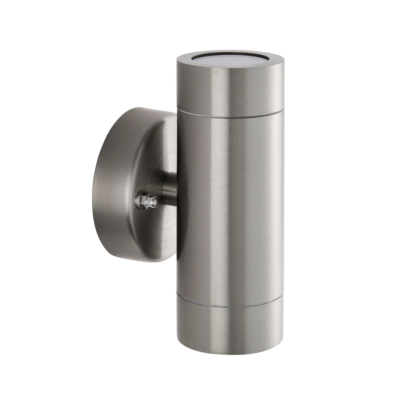 Load image into Gallery viewer, Saxby Lighting 101350 Palin 2lt Wall Marine Grade IP65 - Stainless Steel -
