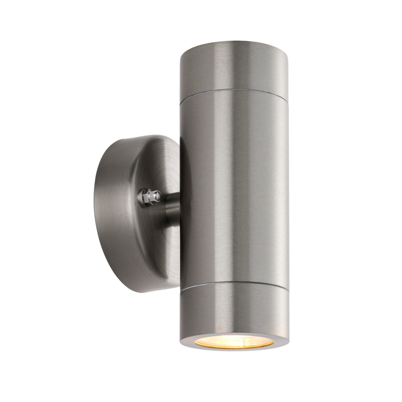 Load image into Gallery viewer, Saxby Lighting 101350 Palin 2lt Wall Marine Grade IP65 - Stainless Steel -

