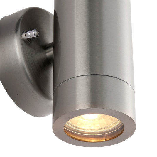 Saxby Lighting 101350 Palin 2lt Wall Marine Grade IP65 - Stainless Steel -