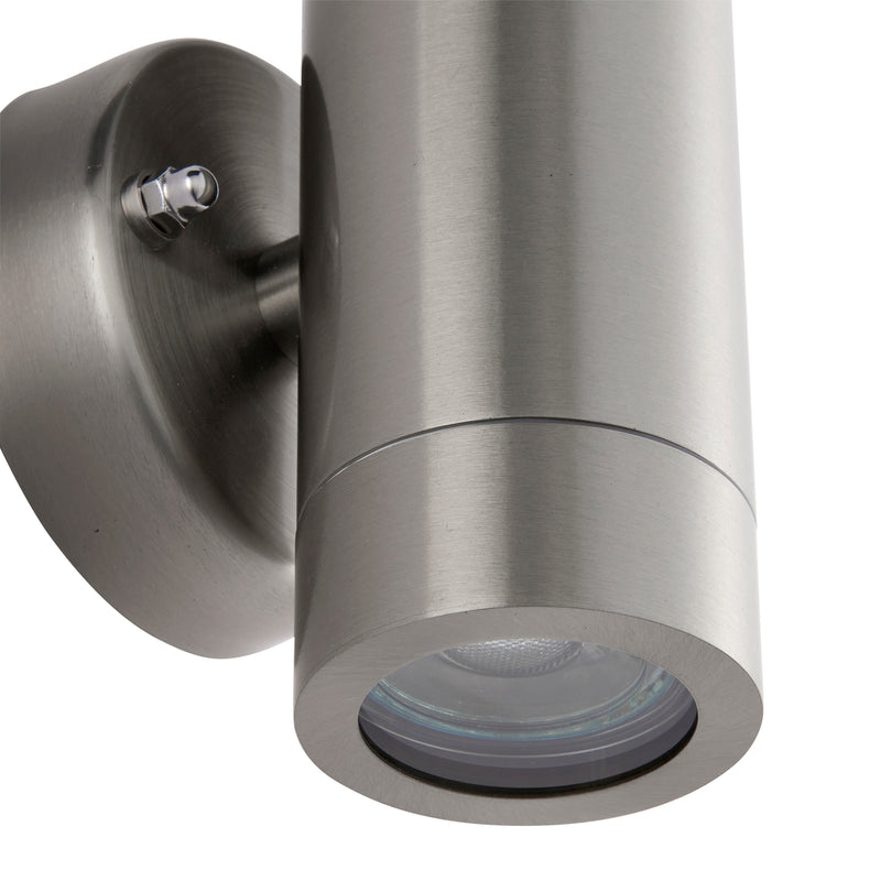 Load image into Gallery viewer, Saxby Lighting 101350 Palin 2lt Wall Marine Grade IP65 - Stainless Steel -
