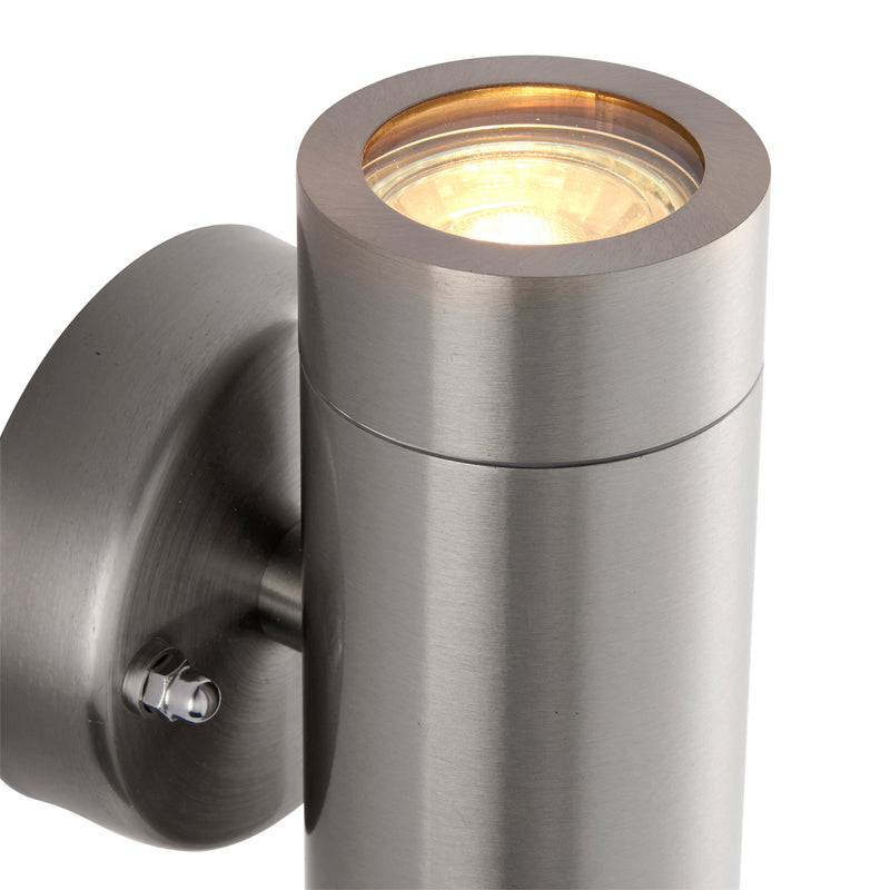 Load image into Gallery viewer, Saxby Lighting 101350 Palin 2lt Wall Marine Grade IP65 - Stainless Steel -
