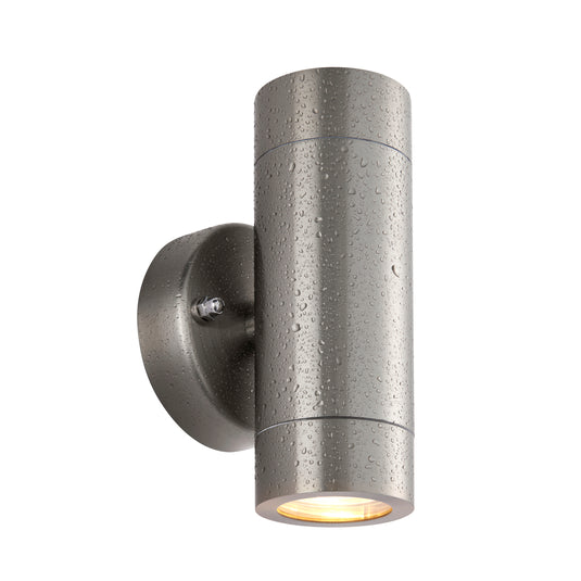 Saxby Lighting 101350 Palin 2lt Wall Marine Grade IP65 - Stainless Steel -